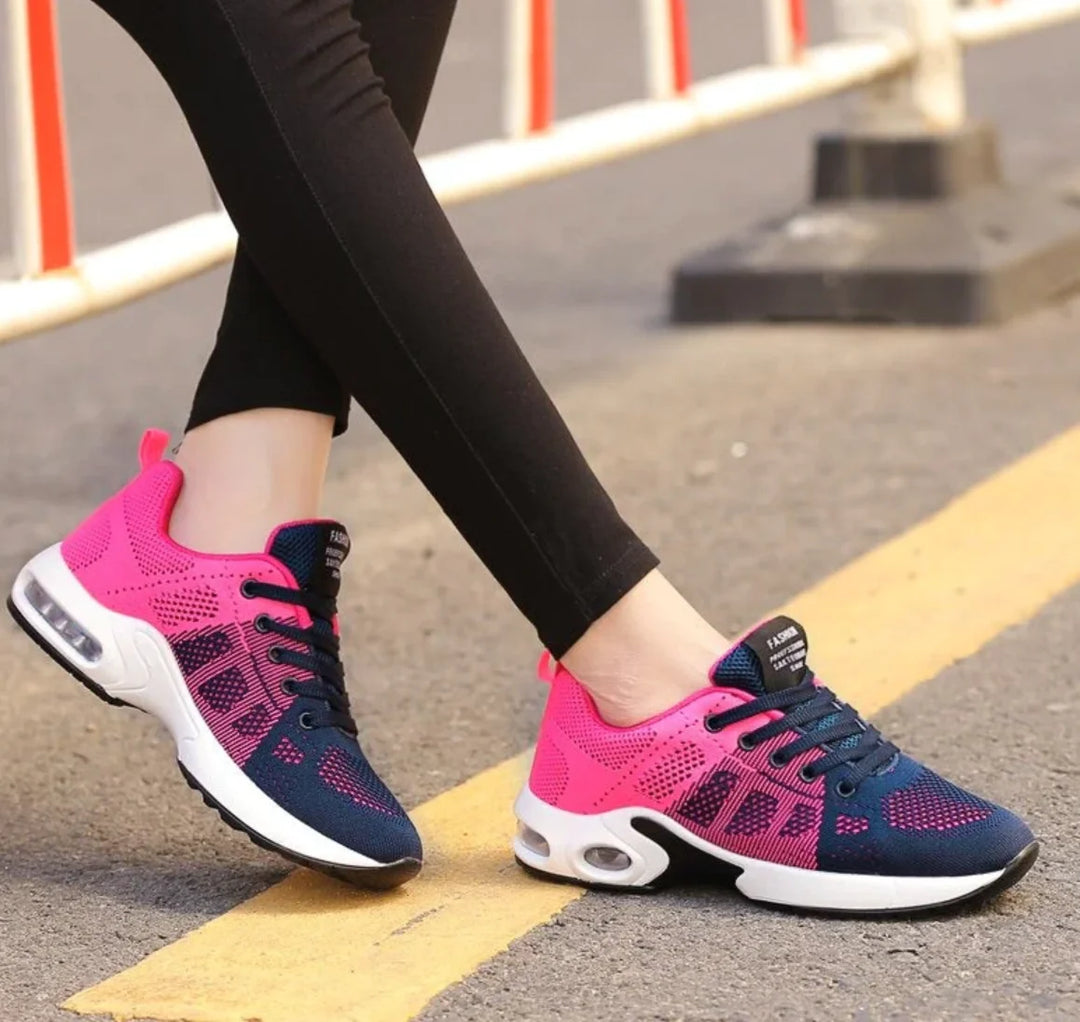Multicolor Women's Orthopedic Comfort Shoes — Tahlia Everyday Cushioned Sneakers - Walking Crosswalk