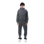 Grey Women's Oversized Fleece Tracksuit with Relaxed Fit