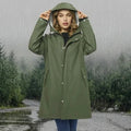 Women's Waterproof Rain Coat — Rosalie Lightweight Hooded Longline