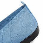 Women's Knit Mary Flats - Heel Close Up