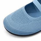 Women's Knit Mary Flats - Toe Close Up