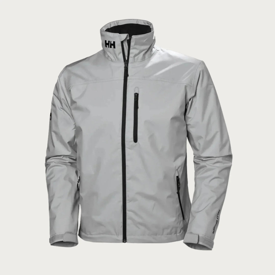 Gray Men's Full-Zip Rain Jacket — Oliver Everyday Waterproof Windproof - Studio Flat