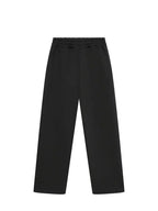 Men's Hooded Tracksuit Set with Relaxed Straight Fit - Flat Lay Pants
