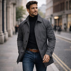 Men's Waterproof Coat with Lightweight Lining & Regular Fit - Outdoor Walking