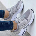Women's Orthopedic Walking Sneakers — Livia Cushioned Lace-Up Platform