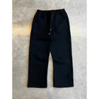 Men's Oversized Tracksuit with Drawstring Hood & Ribbed Cuffs - Flat Lay Pants
