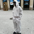 Men's Oversized Tracksuit with Drawstring Hood & Ribbed Cuffs — Atticus
