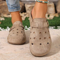 Women's Perforated Comfort Garden Clogs — Tabitha Everyday Buckle Mule