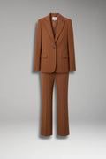 Women's Two-Piece Set with Blazer and Straight-Leg Trousers — Jenna Twill