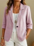 Women's Everyday Tailored Blazer — Ottilie Rolled-Cuff Pocketed Weekend
