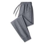 Dark gray, tight cuff Men's Tech Jogger Pants with Elastic Waistband & Zip Pockets