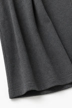 Women's Turtleneck Pants Set with Wide-Leg Silhouette & Cozy Knit Feel - Hem Detail