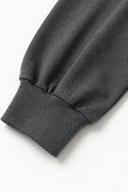 Women's Turtleneck Pants Set with Wide-Leg Silhouette & Cozy Knit Feel - Sleeve Detail